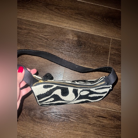 Anthropologie Asymmetrical Beaded Bag - Picture 3 of 4